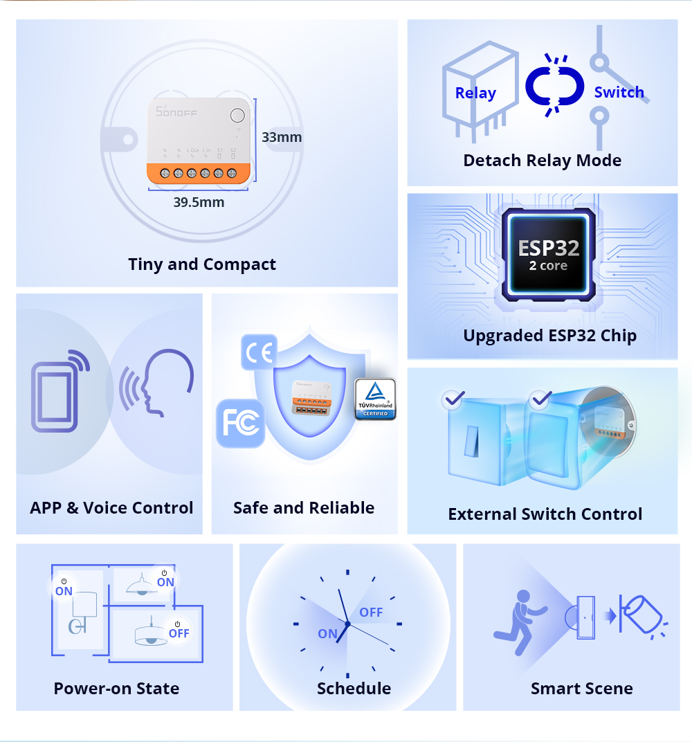 Sonoff Mini R4 Extreme Wifi Sm - Smart Home Life 评论和价格