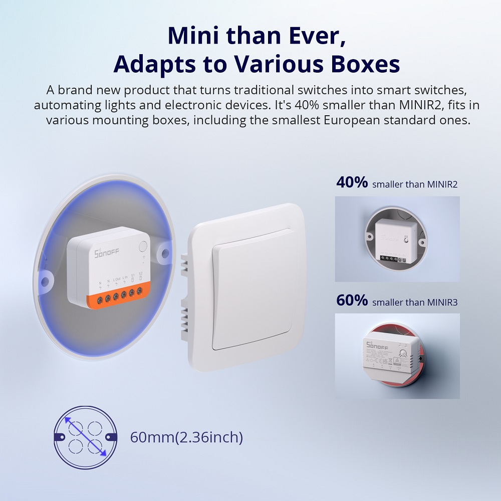 Sonoff Mini R4 Extreme Wifi Sm - Smart Home Life 评论和价格